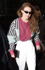 GIGI HADID Out and About in Paris 03/01/2018
