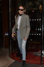 GIGI HADID Out at Paris Fashion Week 03/04/2018