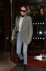 GIGI HADID Out at Paris Fashion Week 03/04/2018