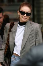 GIGI HADID Out at Paris Fashion Week 03/04/2018