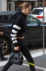GIGI HADID Out in New York 03/09/2018