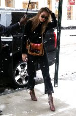 GIGI HADID Out in New York 03/21/2018