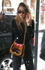 GIGI HADID Out in New York 03/21/2018