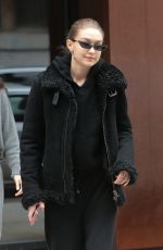 GIGI HADID Out Shopping in New York 03/08/2018