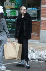 GIGI HADID Out Shopping in New York 03/08/2018