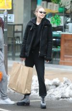GIGI HADID Out Shopping in New York 03/08/2018