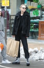 GIGI HADID Out Shopping in New York 03/08/2018