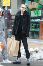 GIGI HADID Out Shopping in New York 03/08/2018