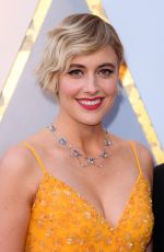 GRETA GERWIG at 90th Annual Academy Awards in Hollywood 03/04/2018