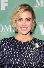 GRETA GERWIG at Women in Film Pre-oscar Cocktail Party in Los Angeles 03/02/2018