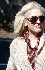 GWEN STEFANI Arrives at Sunday Service at Church in Los Angeles 03/04/2018