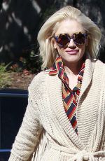 GWEN STEFANI Arrives at Sunday Service at Church in Los Angeles 03/04/2018