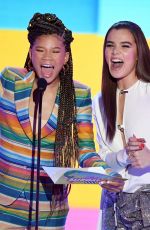 HAILEE STEINFELD and STORM REID at 2018 Kids’ Choice Awards in Inglewood 03/24/2018