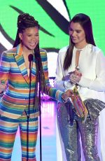 HAILEE STEINFELD and STORM REID at 2018 Kids’ Choice Awards in Inglewood 03/24/2018