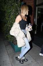 HAILEY BALDWIN Arrives at Mr Chow in Beverly Hills 03/05/2018