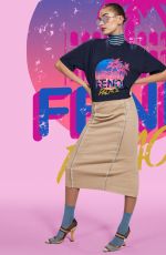 HAILEY BALDWIN for Fendi Pop Tour Spring 2018 Campaign