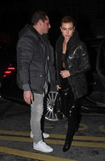 HAILEY BALDWIN Leave Off-white Fashion Show in Paris 03/01/2018