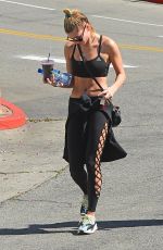 HAILEY BALDWIN Leaves a Gym in Hollywood 03/27/2018