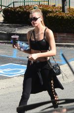 HAILEY BALDWIN Leaves a Gym in Hollywood 03/27/2018