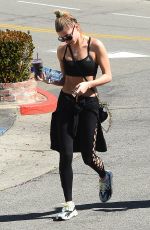 HAILEY BALDWIN Leaves a Gym in Hollywood 03/27/2018
