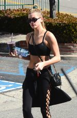 HAILEY BALDWIN Leaves a Gym in Hollywood 03/27/2018