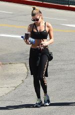 HAILEY BALDWIN Leaves a Gym in Hollywood 03/27/2018