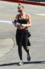 HAILEY BALDWIN Leaves a Gym in Hollywood 03/27/2018