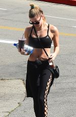 HAILEY BALDWIN Leaves a Gym in Hollywood 03/27/2018