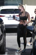 HAILEY BALDWIN Leaves a Gym in Hollywood 03/27/2018