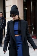 HAILEY BALDWIN Out and About in Paris 03/01/2018