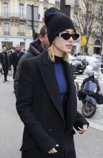 HAILEY BALDWIN Out and About in Paris 03/01/2018