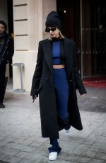HAILEY BALDWIN Out and About in Paris 03/01/2018