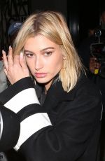 HAILEY BALDWIN Out for Dinner in West Hollywood 03/09/2018
