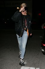 HAILEY BALDWIN Out for Dinner in West Hollywood 03/28/2018