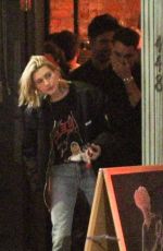 HAILEY BALDWIN Out for Dinner in West Hollywood 03/28/2018