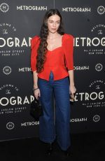 HAILEY GATES at Metrograph 2nd Anniversary Party in New York 03/22/2018