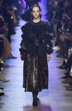 HANNAH FERGUSON at Elie Saab Runaway Show at PFW in Paris 03/03/2018