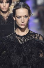 HANNAH FERGUSON at Elie Saab Runaway Show at PFW in Paris 03/03/2018