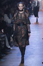 HANNAH FERGUSON at Elie Saab Runaway Show at PFW in Paris 03/03/2018