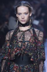 HANNAH FERGUSON at Elie Saab Runaway Show at PFW in Paris 03/03/2018
