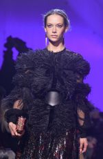 HANNAH FERGUSON at Elie Saab Runaway Show at PFW in Paris 03/03/2018