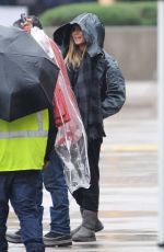 HEIDI KLUM Arrives on the Set of Americas Got Talent in Pasadena 03/21/2018