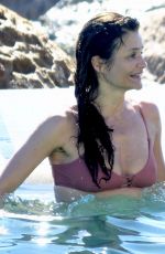 HELENA CHRISTENSEN in Bikini on the Beach in Sydney 03/11/2018