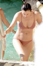 HELENA CHRISTENSEN in Bikini on the Beach in Sydney 03/11/2018