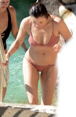 HELENA CHRISTENSEN in Bikini on the Beach in Sydney 03/11/2018