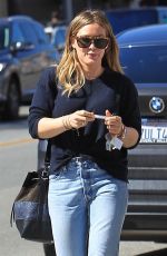 HILARY DUFF Leaves Il Pastaio in Los Angeles 03/05/2018