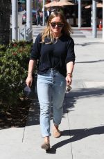 HILARY DUFF Leaves Il Pastaio in Los Angeles 03/05/2018