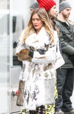HILARY DUFF on the Set of Younger in New York 03/27/2018