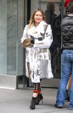 HILARY DUFF on the Set of Younger in New York 03/27/2018