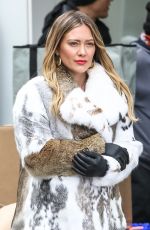 HILARY DUFF on the Set of Younger in New York 03/27/2018